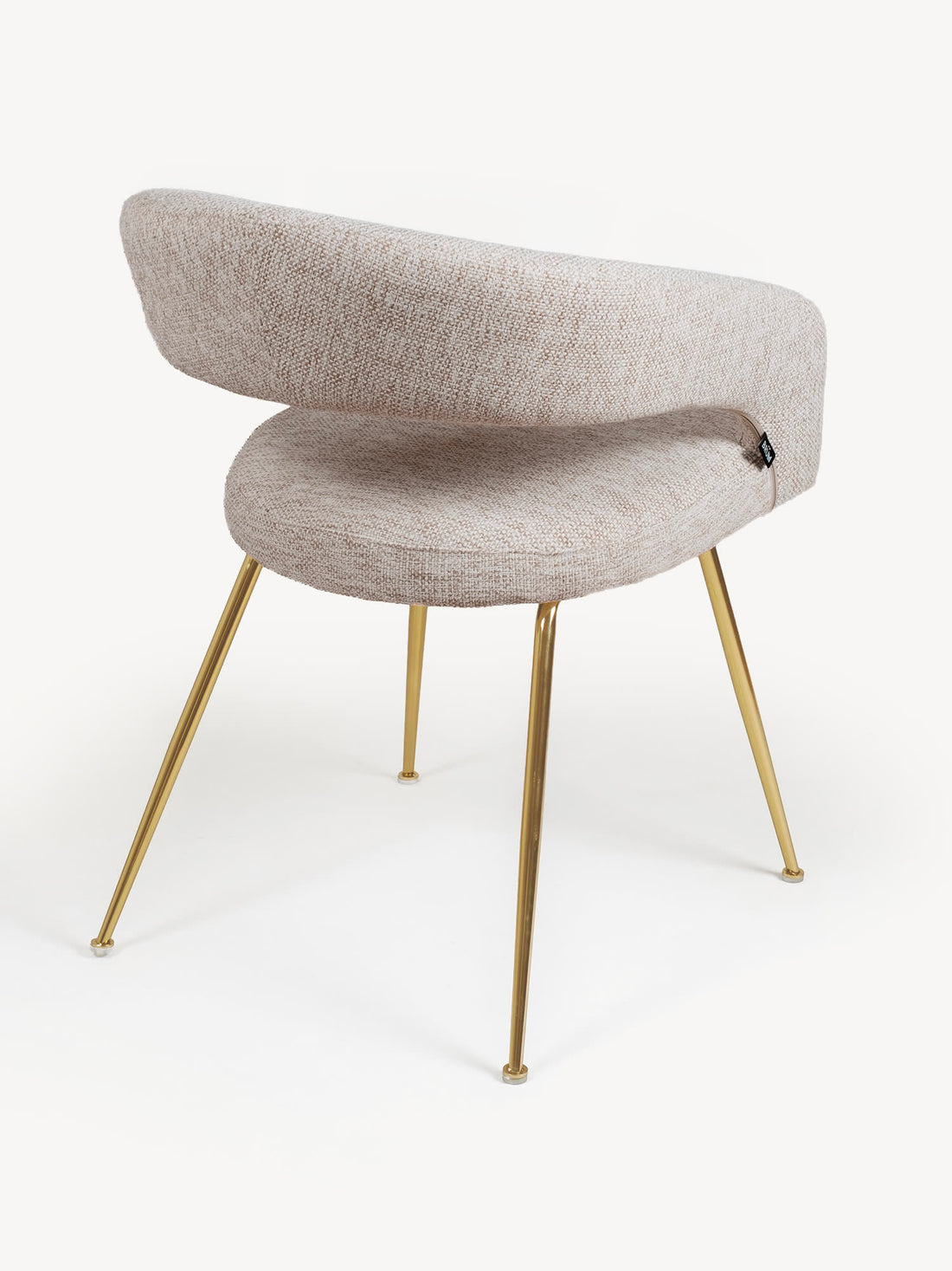 Silla Matera beige, vista trasera