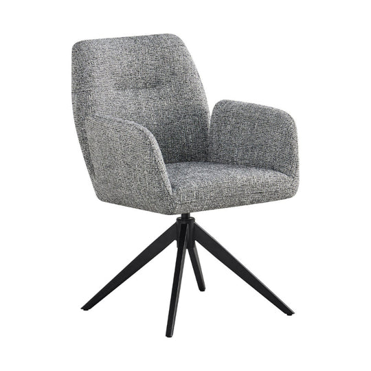 Silla Santiago Gris Vista en Perspectiva