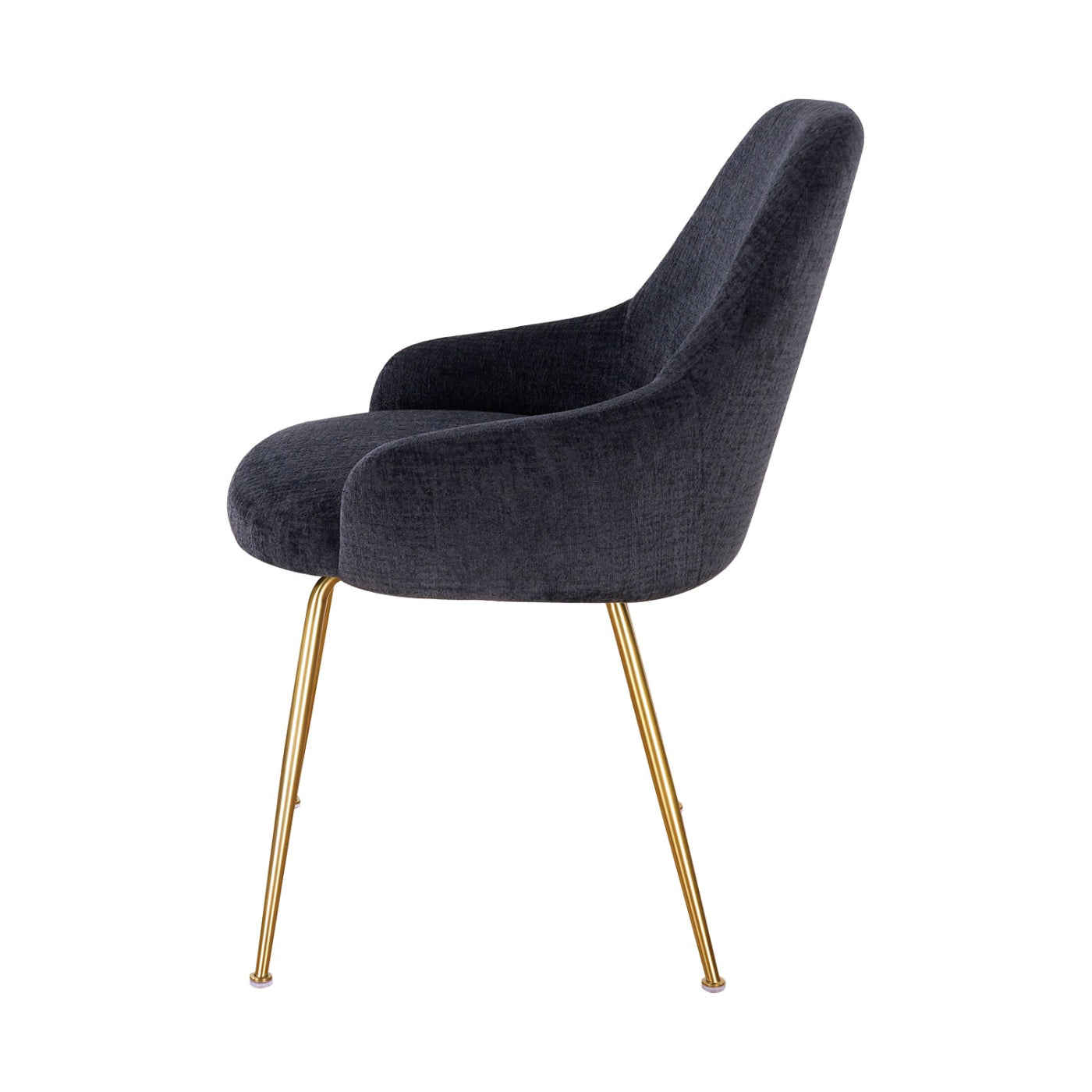 SILLA SEÚL NEGRA VISTA LATERAL