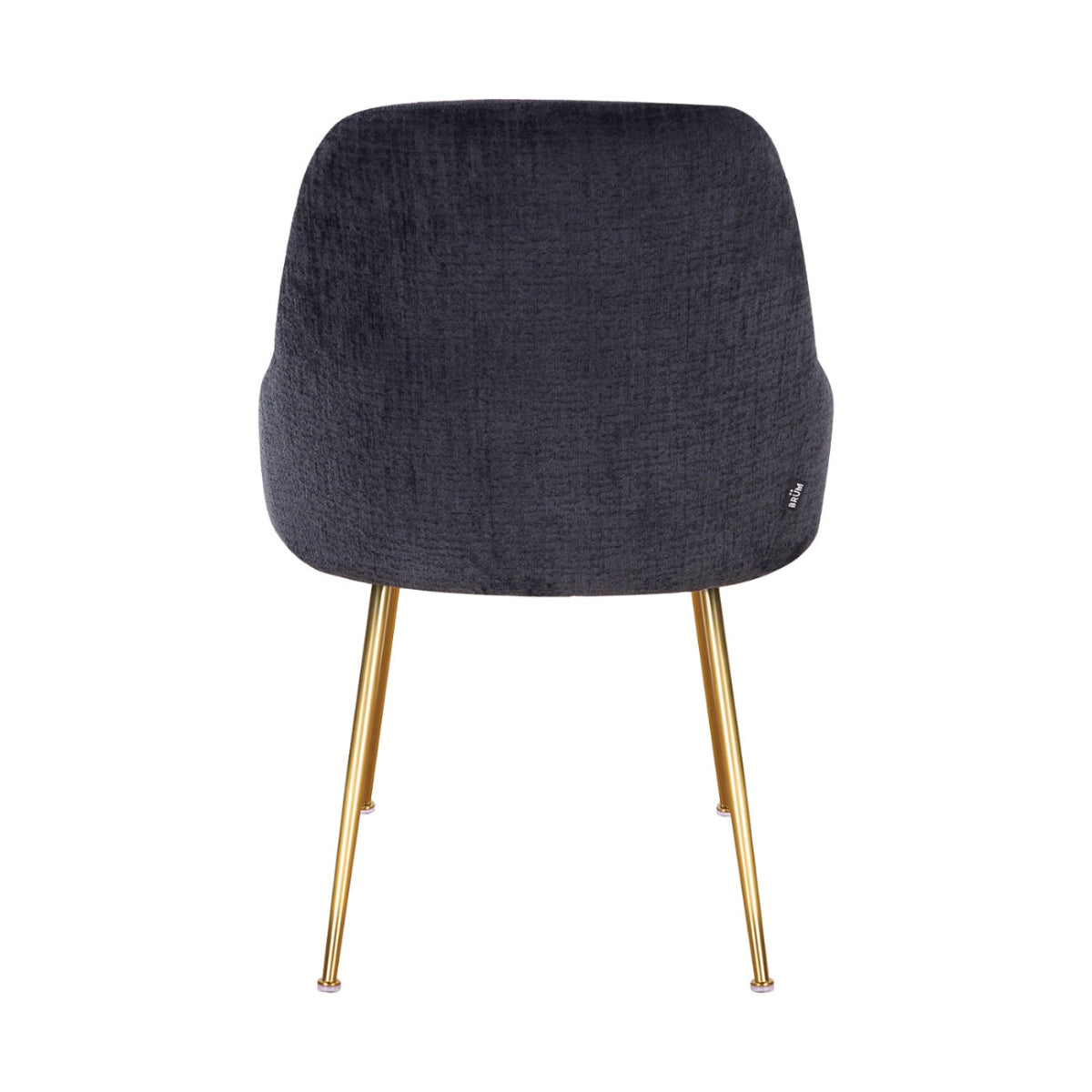 SILLA SEÚL NEGRA VISTA TRASERA