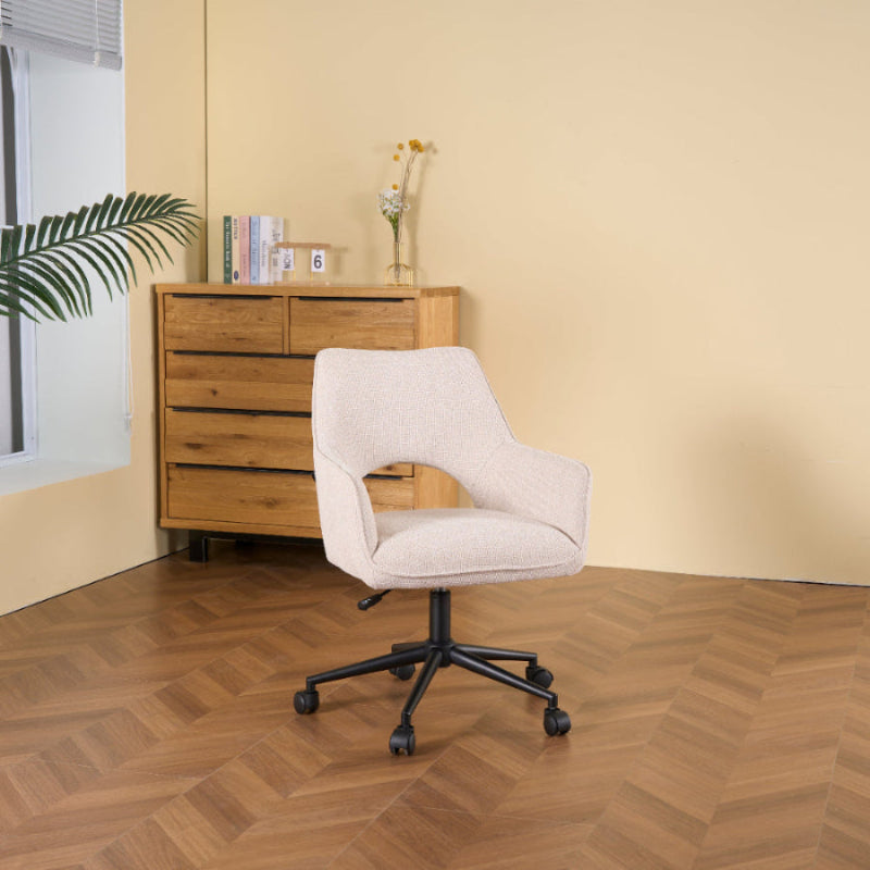 Silla ST. MORITZ Beige Vista En Perspectiva En Una Habitación  