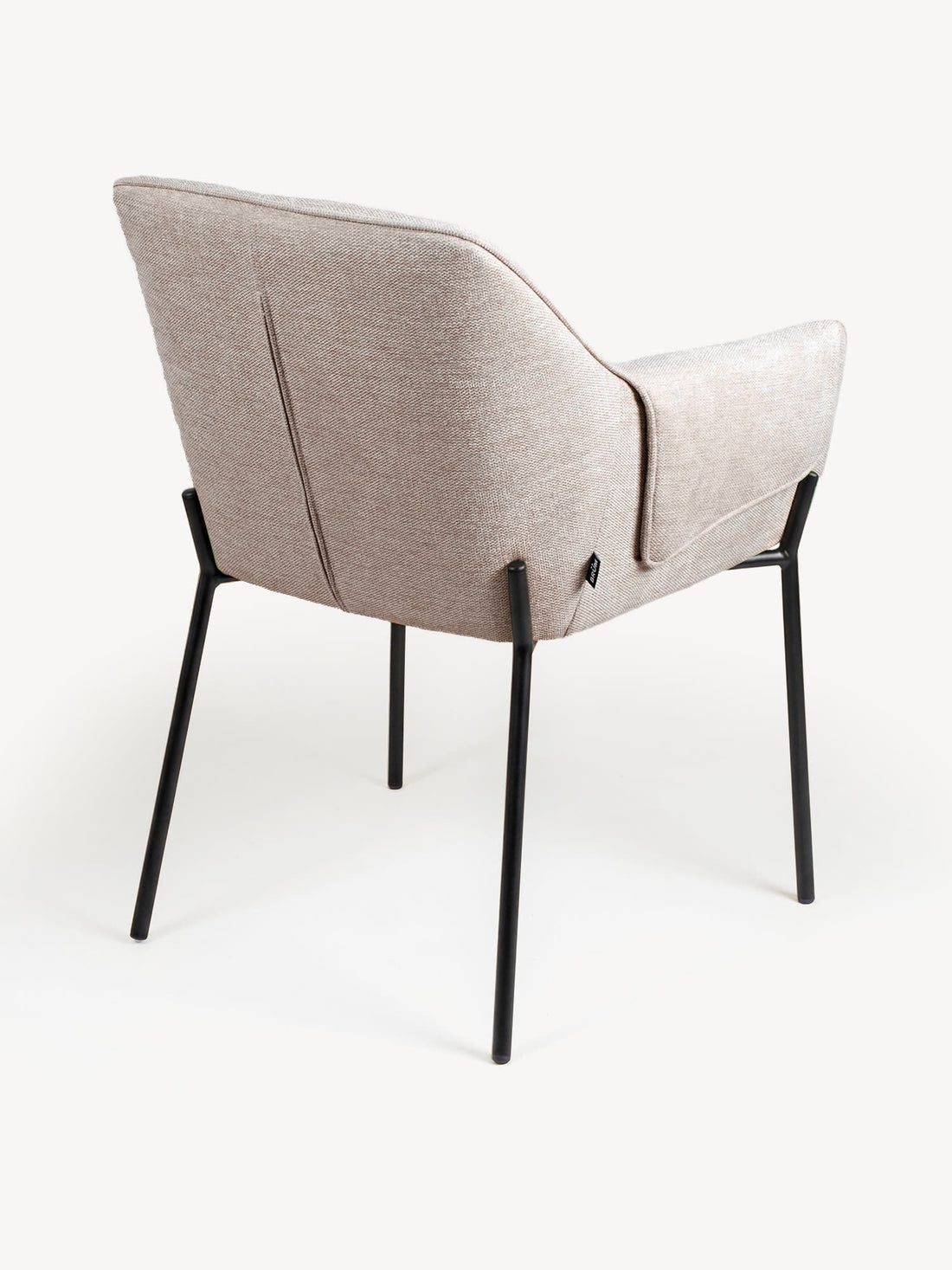 Silla Toronto (Pata Negra) beige, vista trasera
