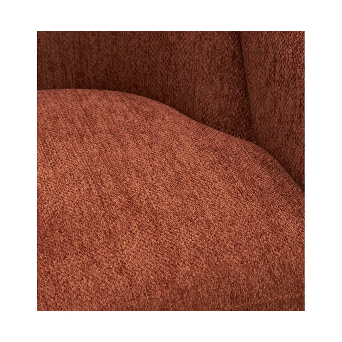 Sillón Duba Ocre Vista en Zoom del Asiento