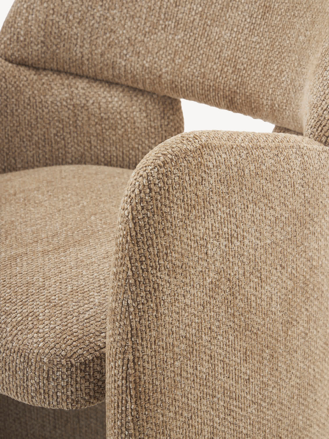 Sillón individual Davos beige, detalle
