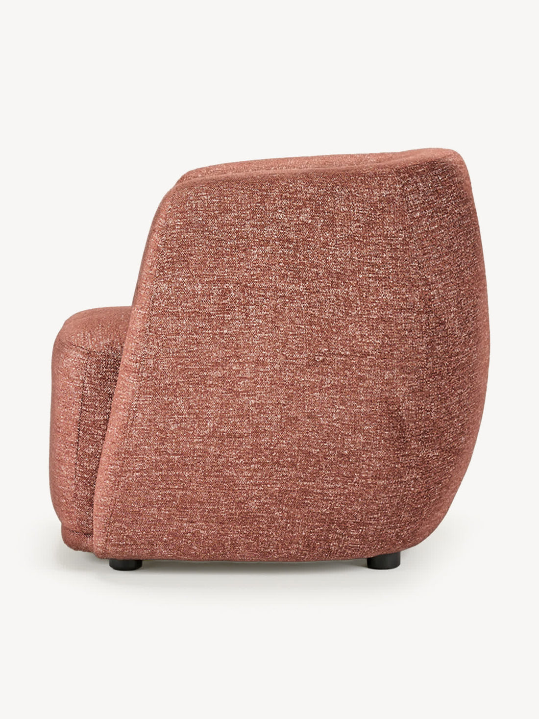 Sillón Focus ocre, vista lateral