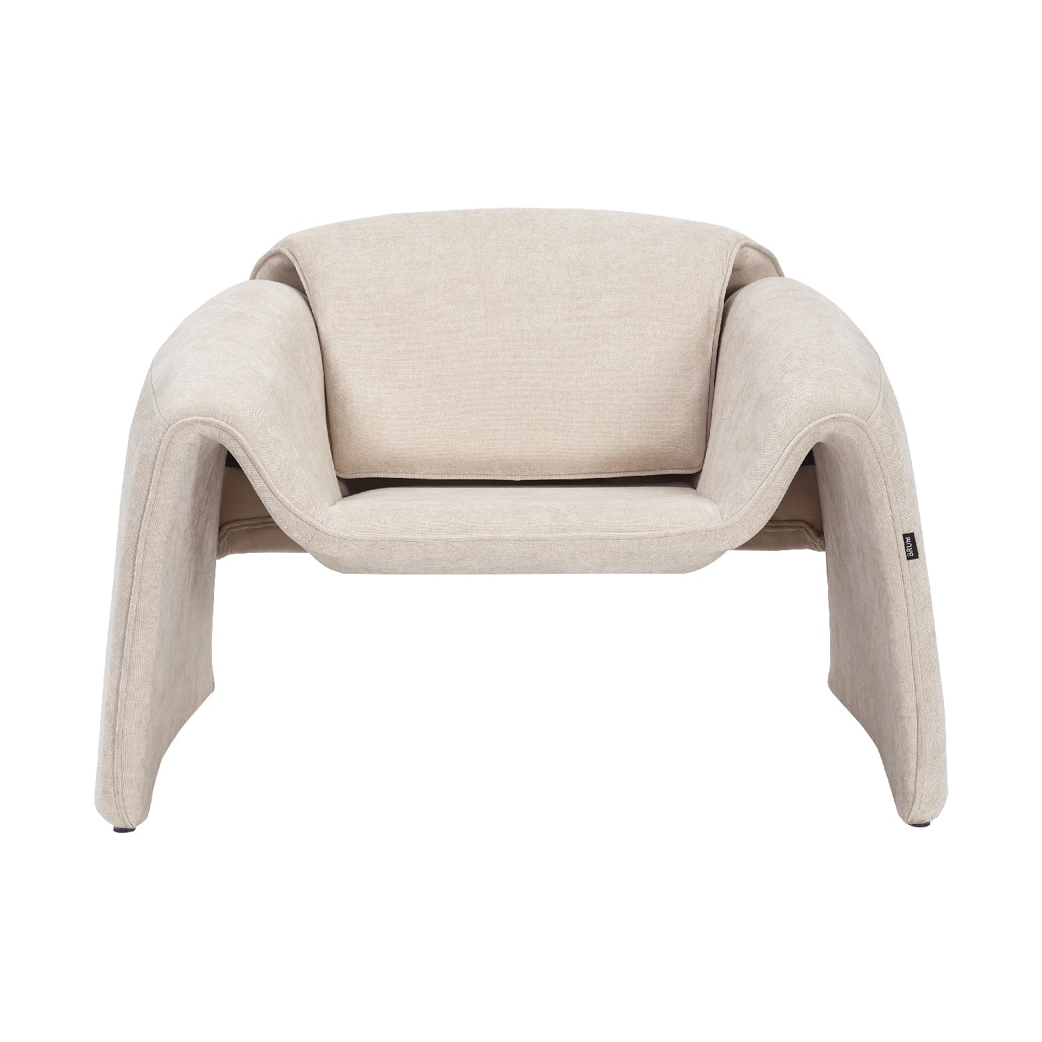 SILLON MELBOURNEE BEIGE VISTA FRONTAL