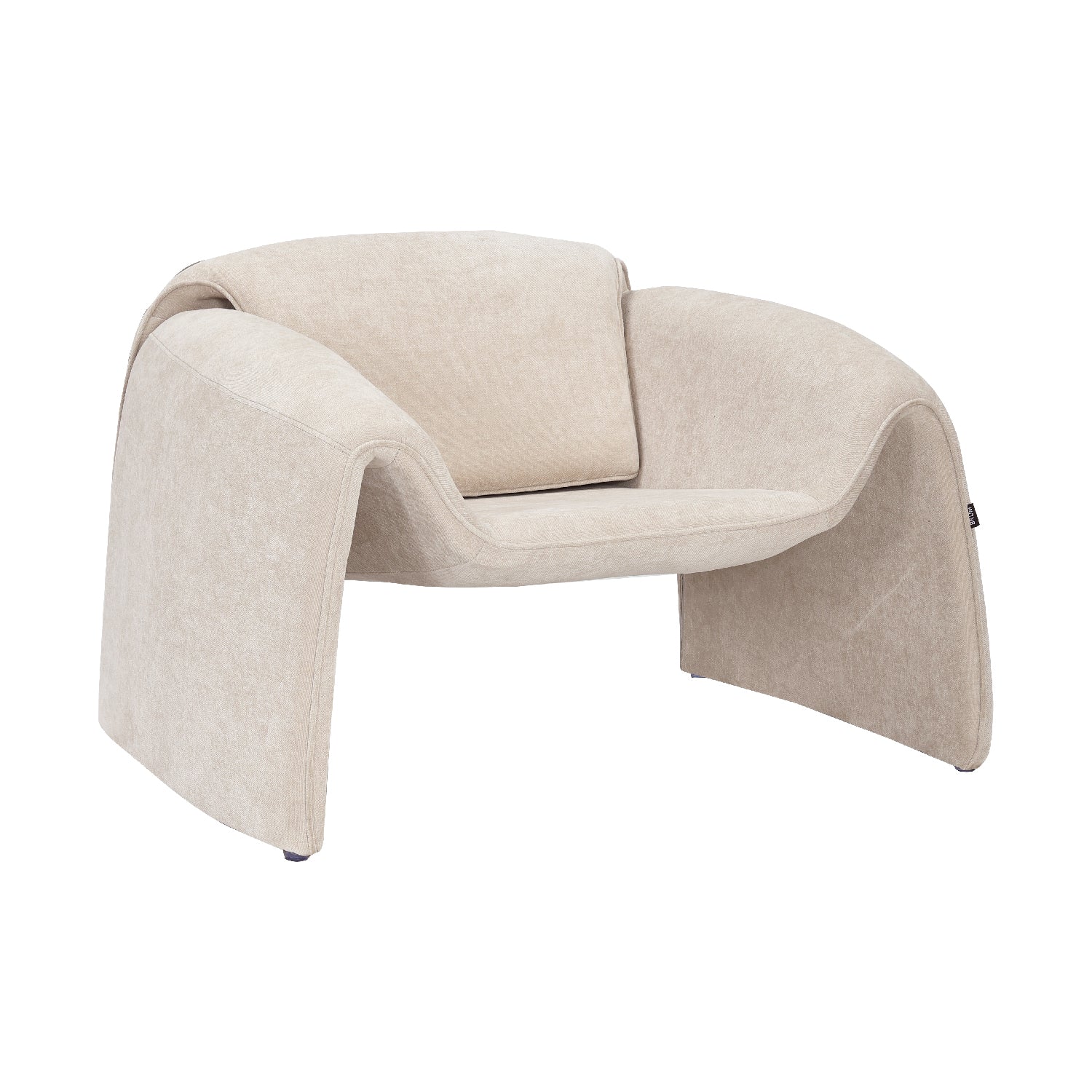 SILLON MELBOURNEE BEIGE VISTA EN PERSPECTIVA
