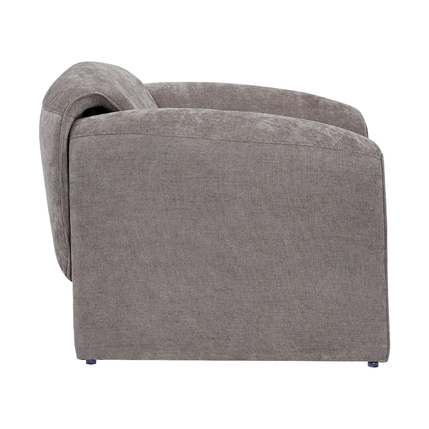 SILLON MELBOURNEE MARRÓN VISTA LATERAL