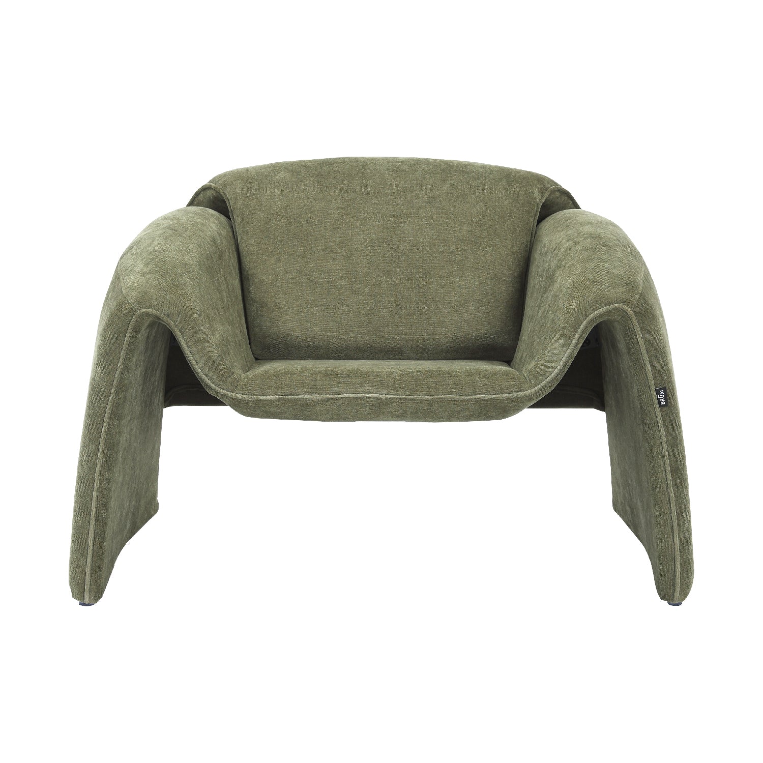 SILLON MELBOURNEE VERDE VISTA FRONTAL
