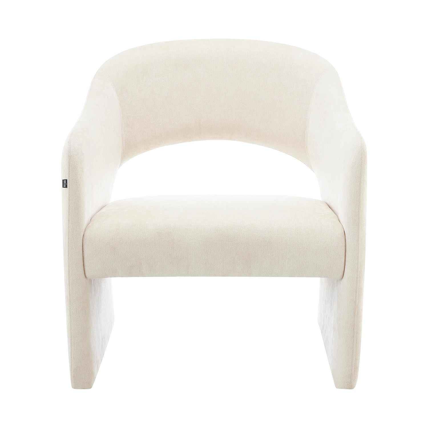 SILLON QUR BEIGE VISTA FRONTAL