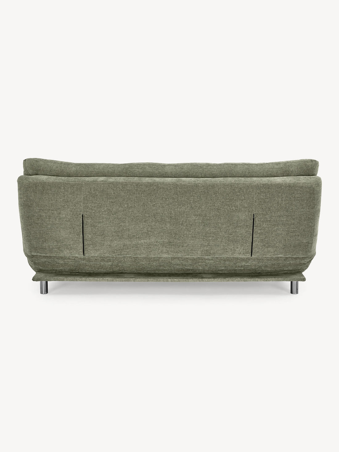 Sofá Cama Helsinki verde, vista trasera