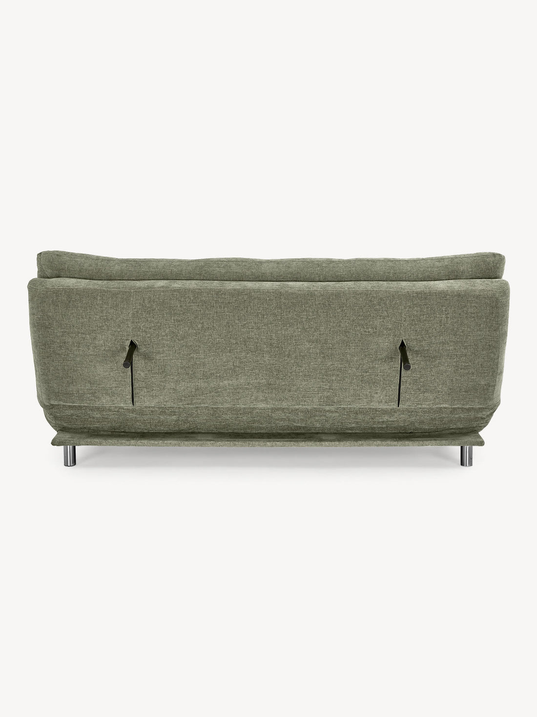 Sofá Cama Helsinki verde, vista trasera