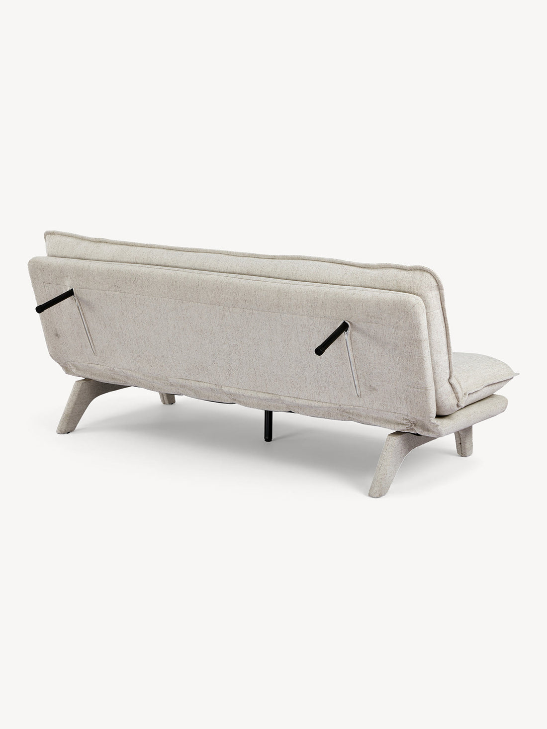 Sofá Cama Moscú beige, vista trasera