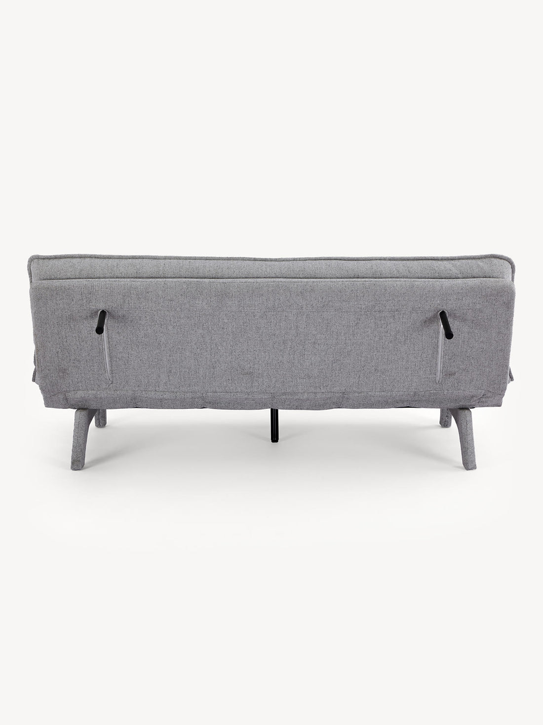 Sofá Cama Moscú gris, vista trasera
