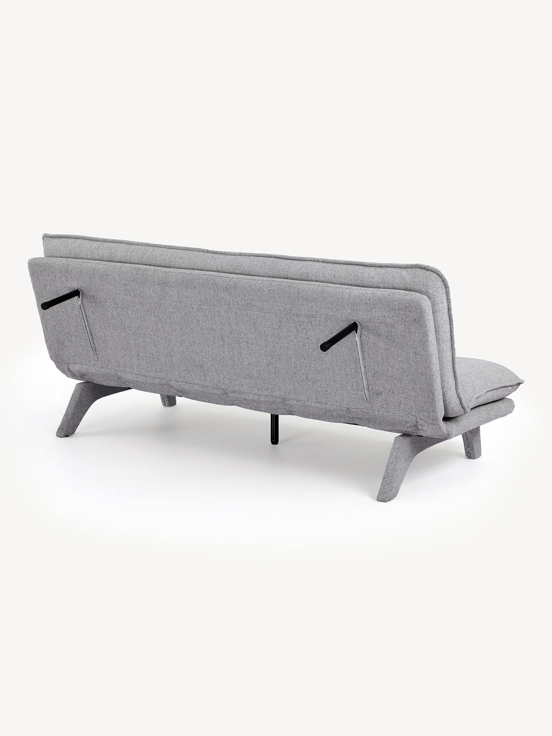 Sofá Cama Moscú gris, vista trasera