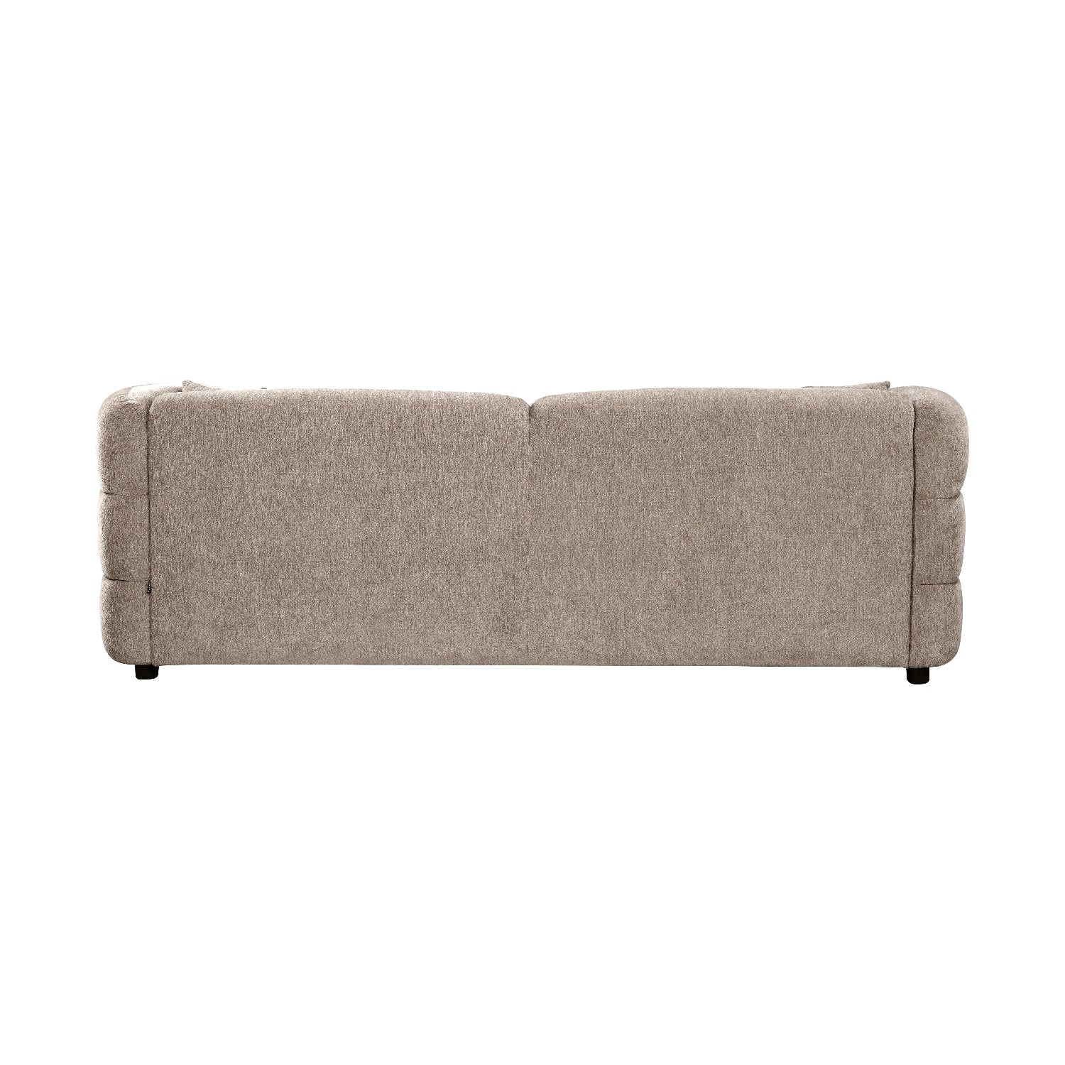 SOFÁ UTAH MARRÓN VISTA TRASERA