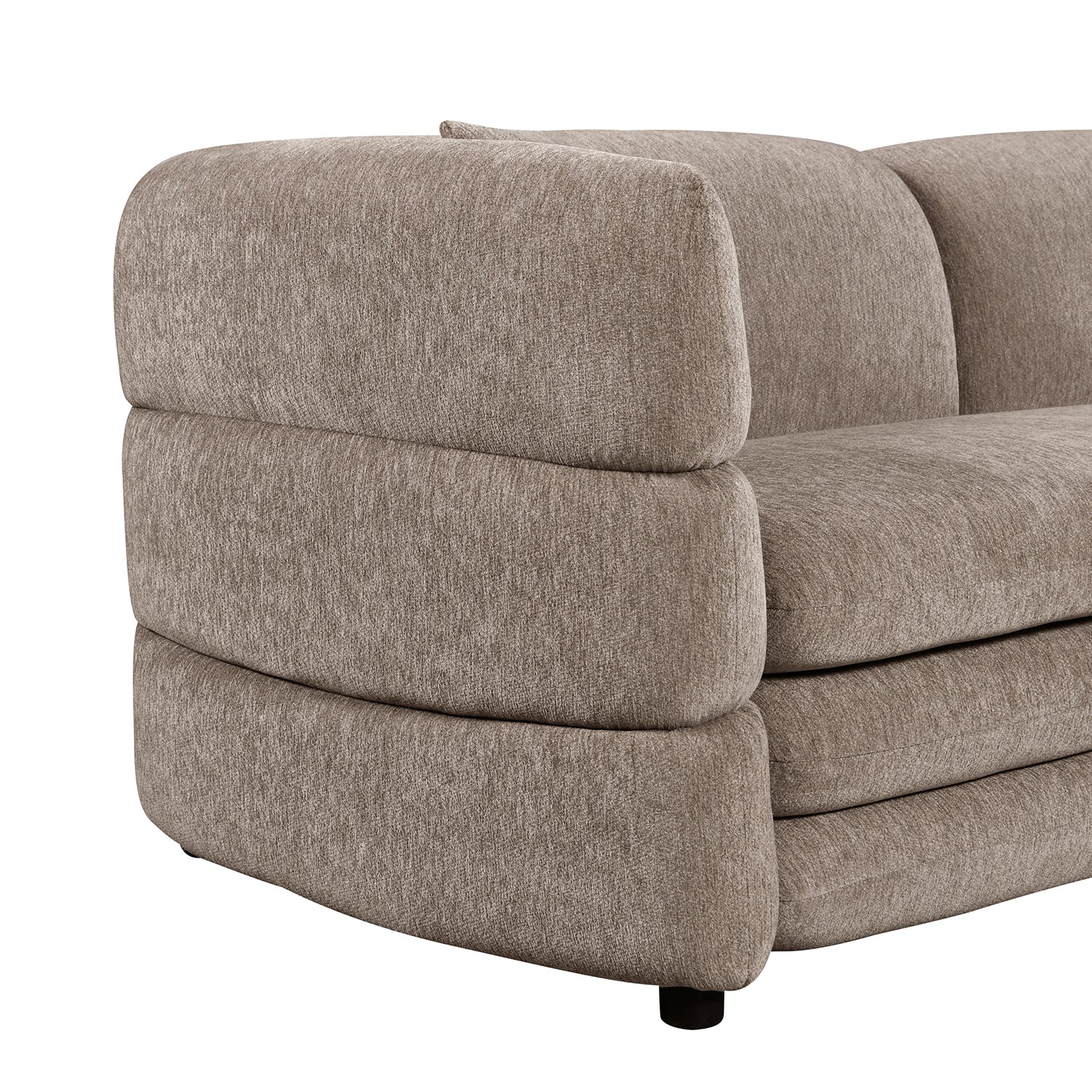 SOFÁ UTAH MARRÓN VISTA DETALLE