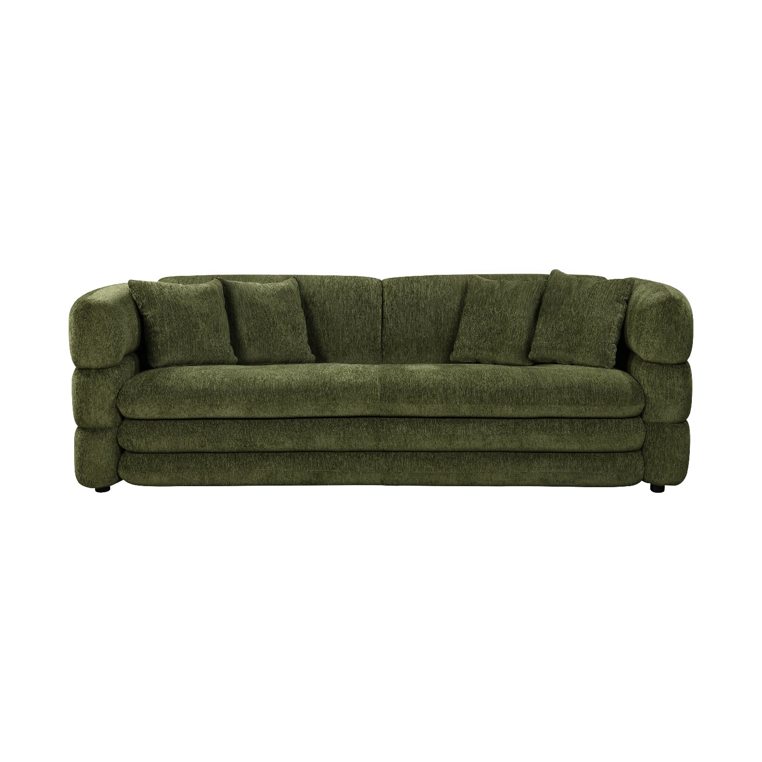 SOFÁ UTAH VERDE VISTA FRONTAL