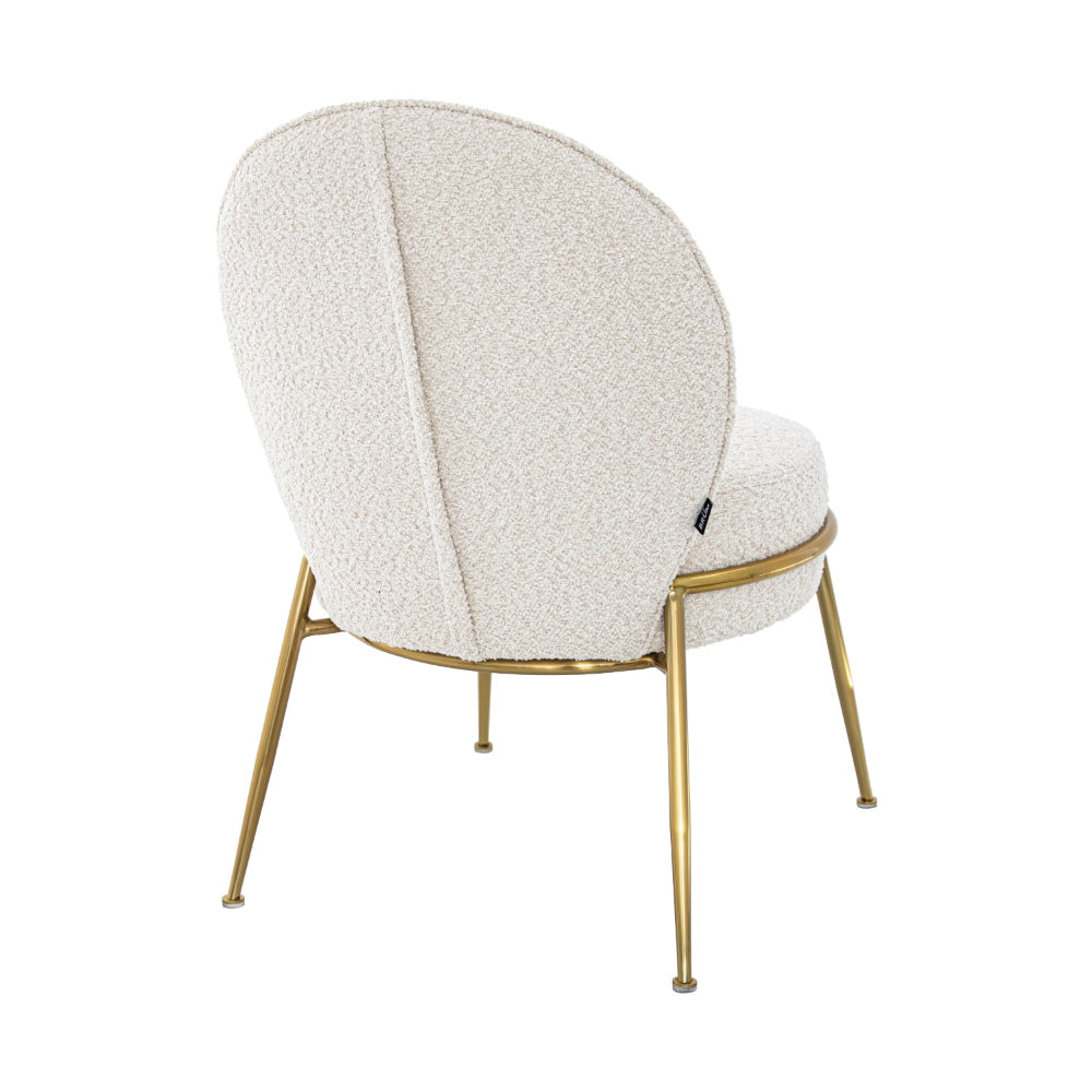 Silla Brela Beige vista en Perspectiva Trasera desde Otro Ángulo