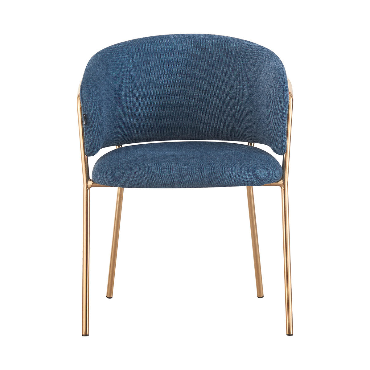 Silla Escocia Azul Fondo Blanco Vista 