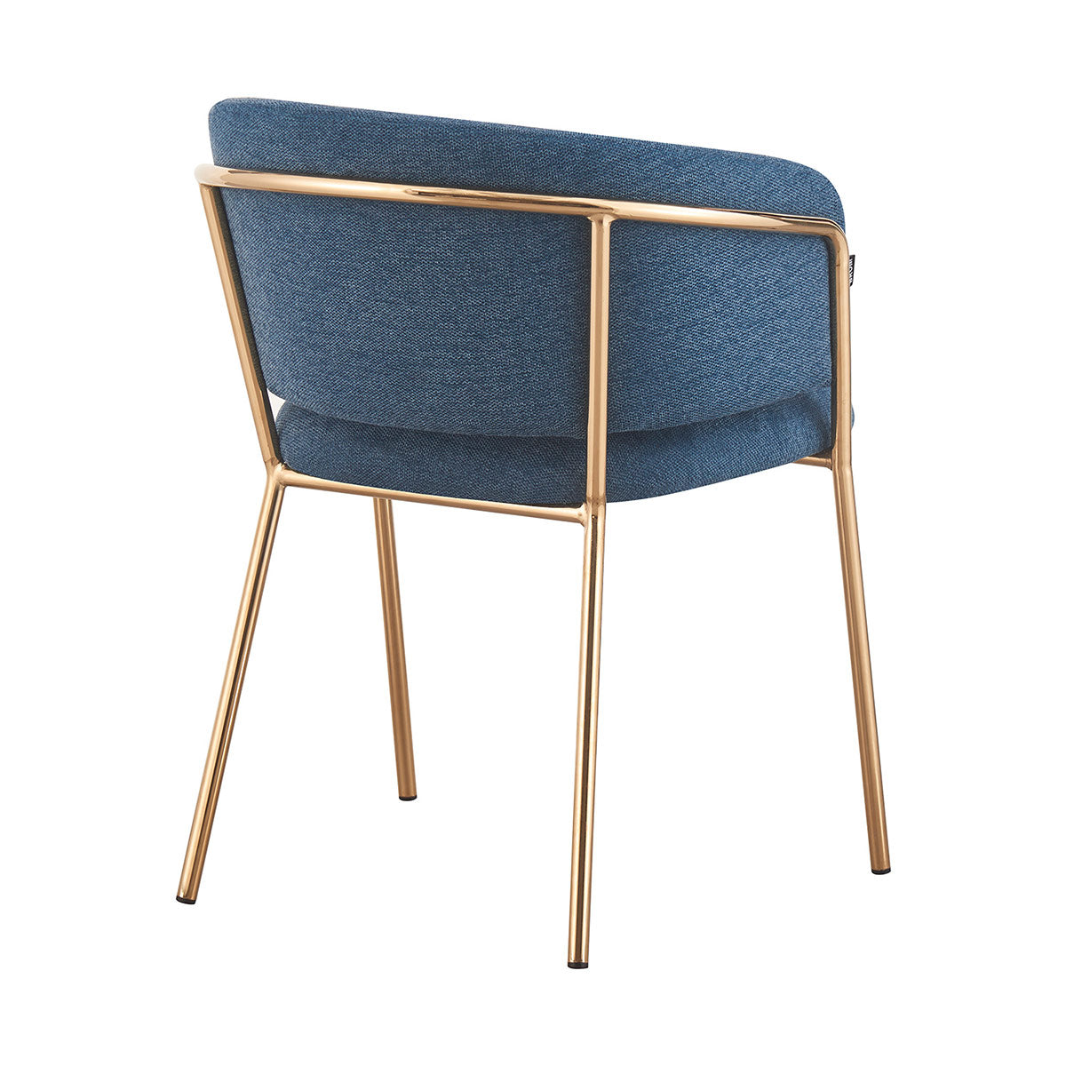 Silla Escocia Azul Fondo Blanco Vista en Perspectiva