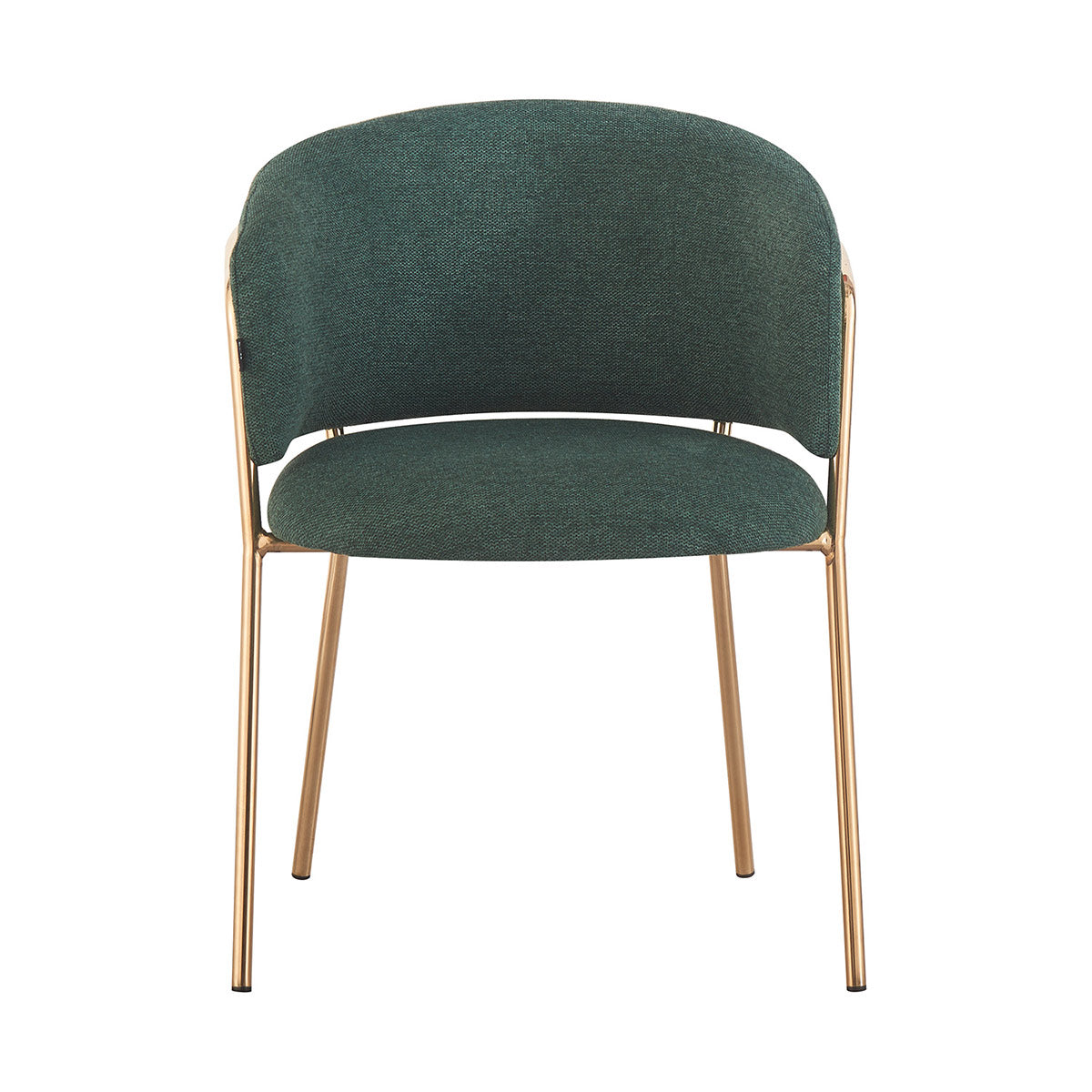 Silla Escocia Verde Fondo Blanco Vista Frontal