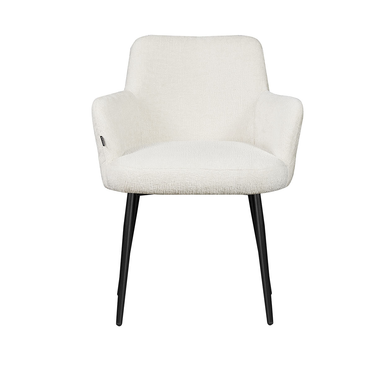 Silla Moscow Beige Fondo Blanco Vista Frontal
