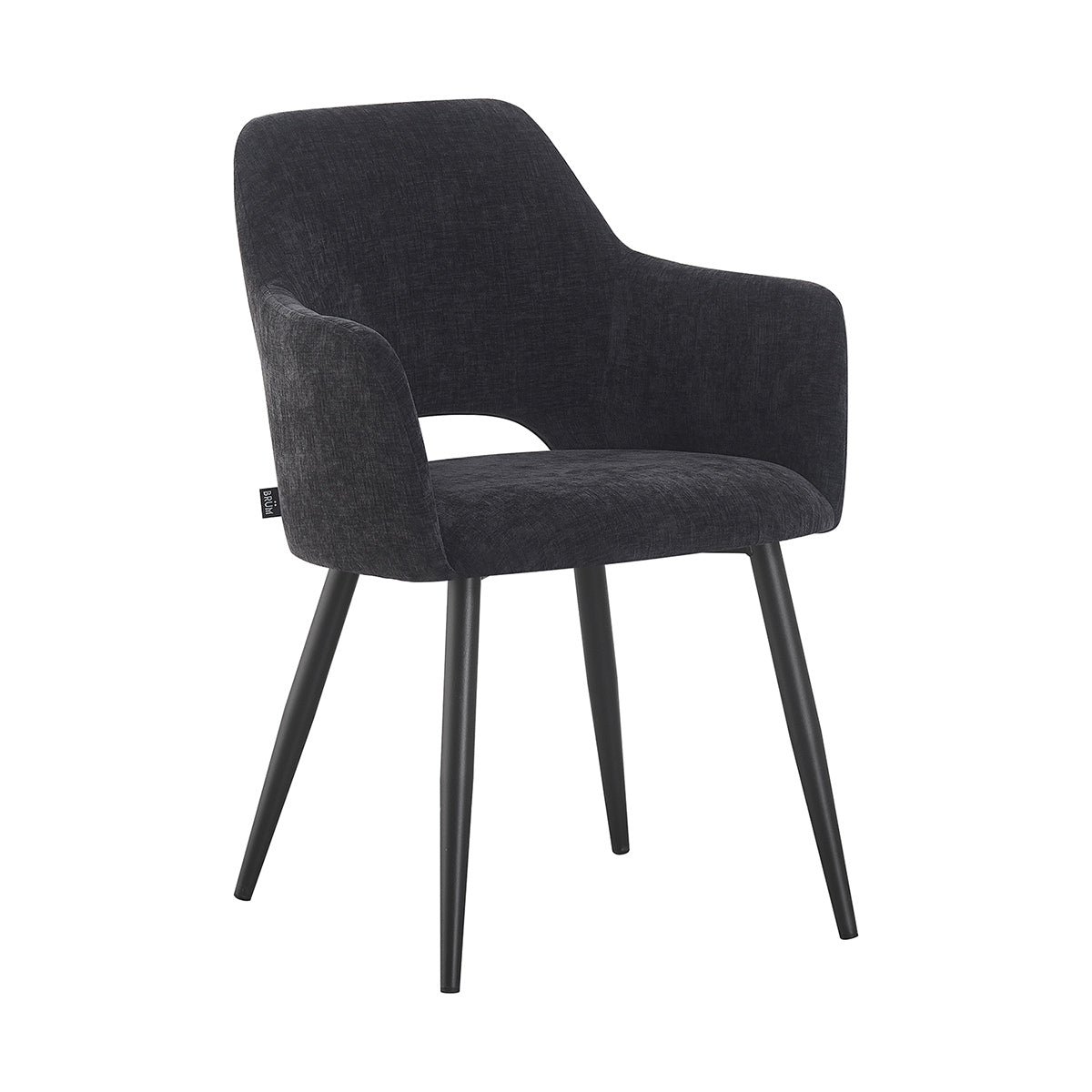 Silla Paris Black Vista en Perspectiva