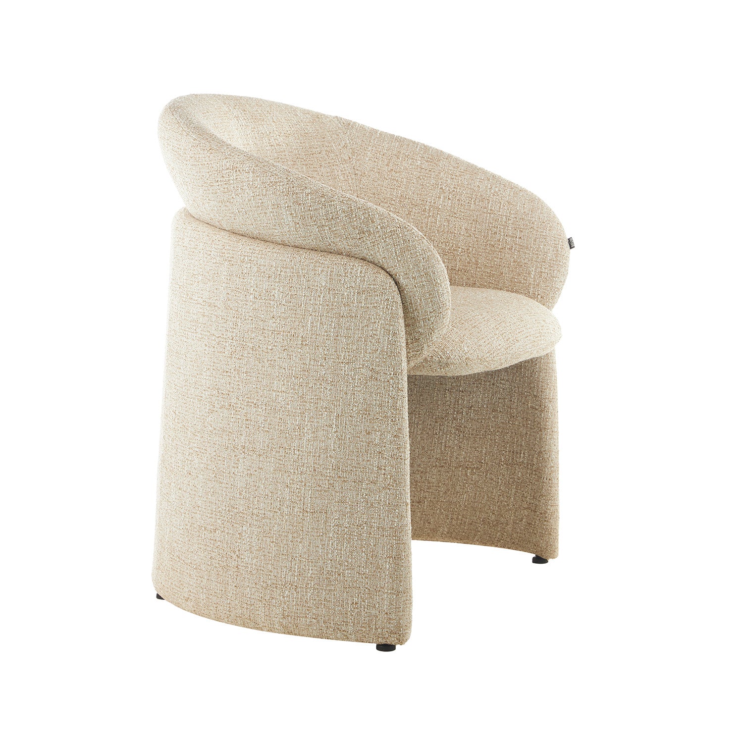 Sillón Jordania Beige Vista en Perspectiva 