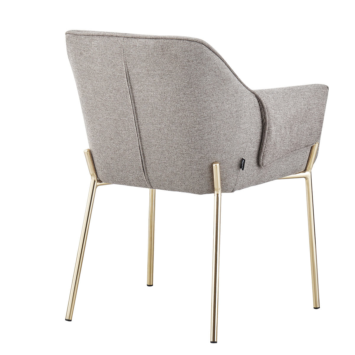 Silla Toronto Taupé Fondo Blanco Vista 