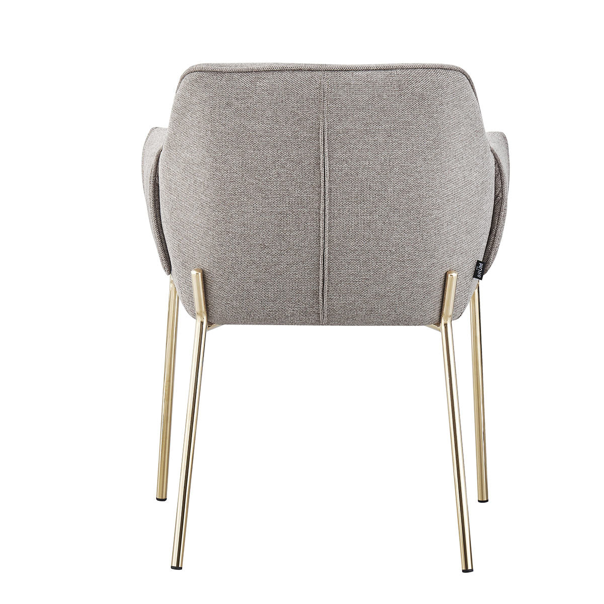 Silla Toronto Taupé Fondo Blanco Vista 