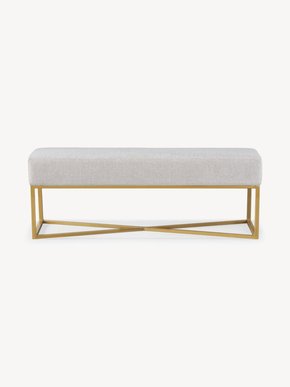 Banca Annecy 140cm Beige Vista Frontal