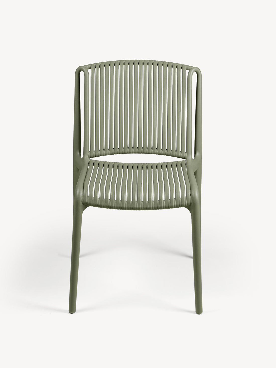 Silla de Exterior Creta Olivo Vista Frontal