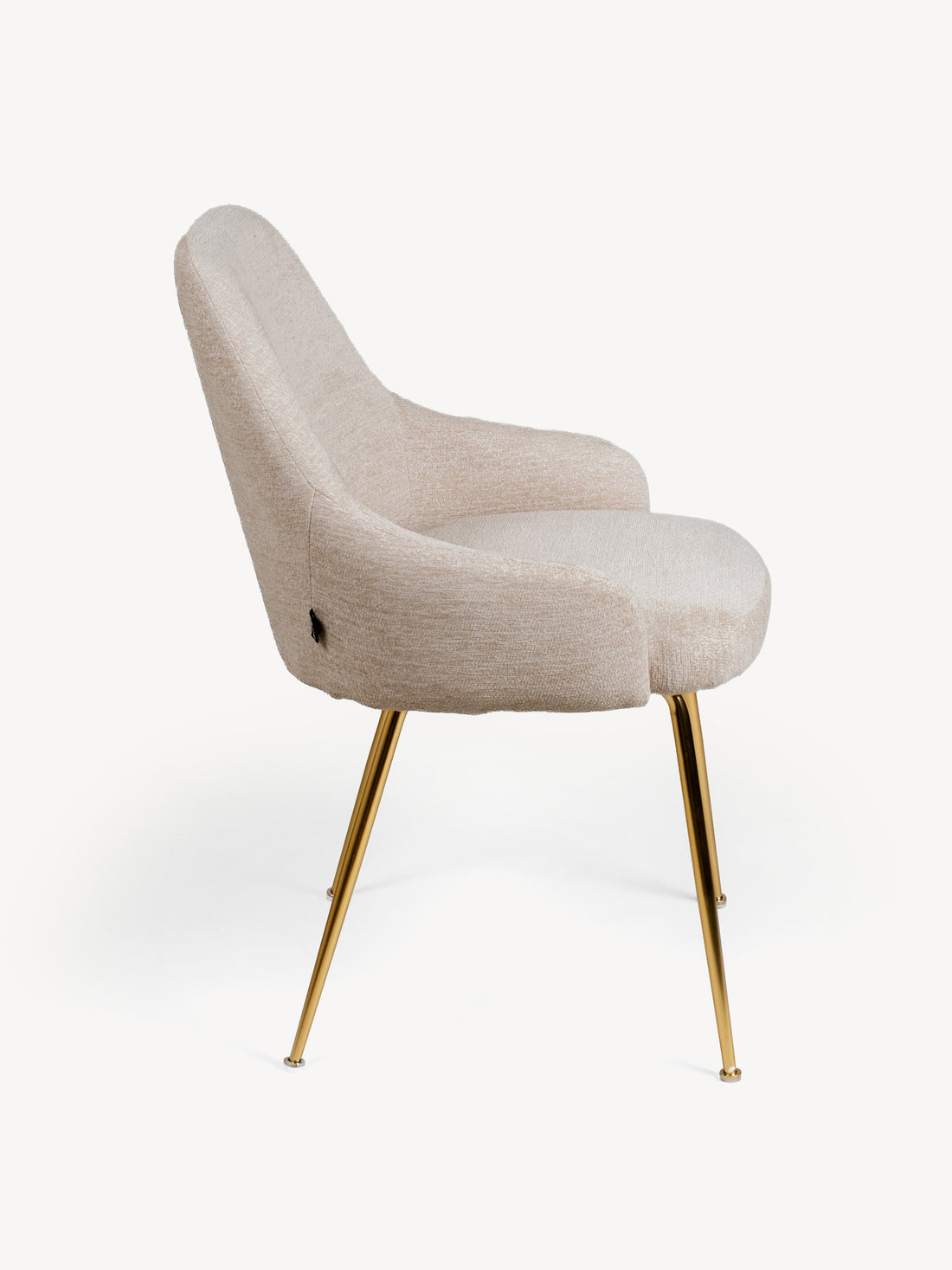 Silla Galicia Beige Vista Lateral