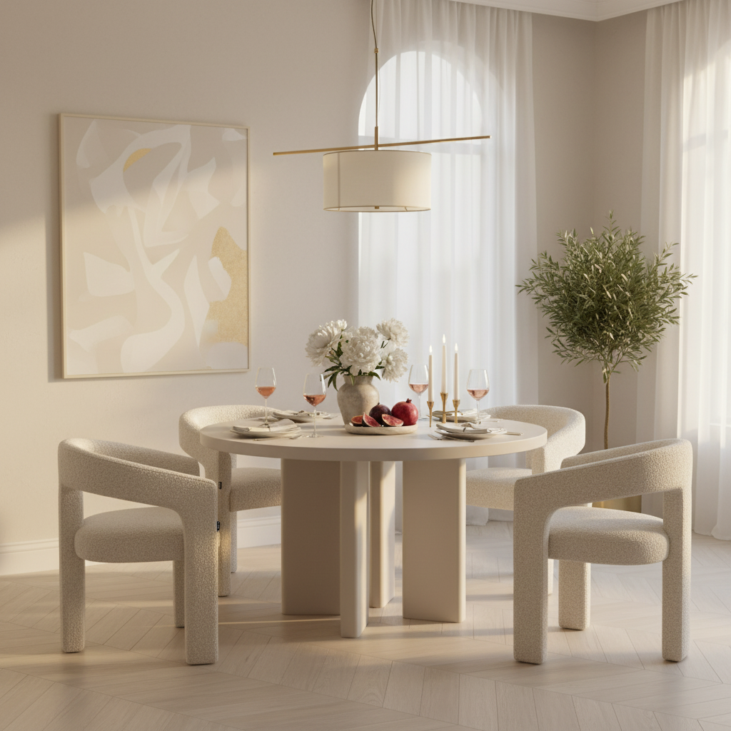 Mesa de Comedor Caba en comedor estilo Estambul, foto ambientada