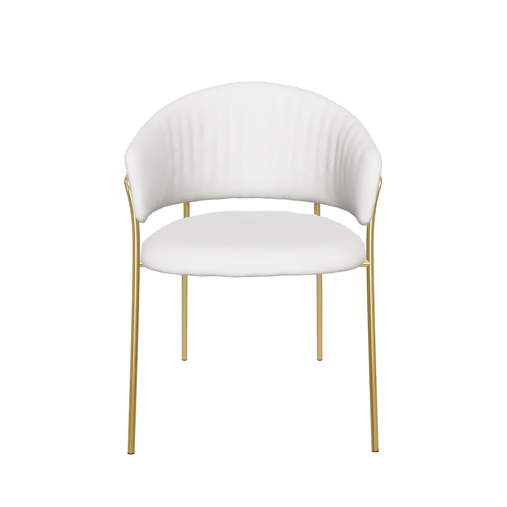 Silla Bilbao marfil Modelo 3D