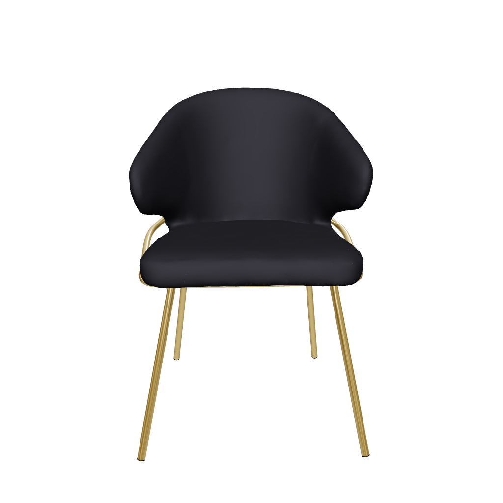 Silla Palma negra Modelo 3D