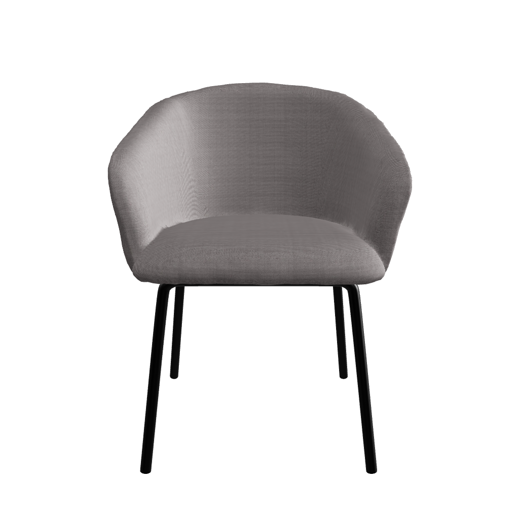 Silla Miami Gris Modelo 3D|