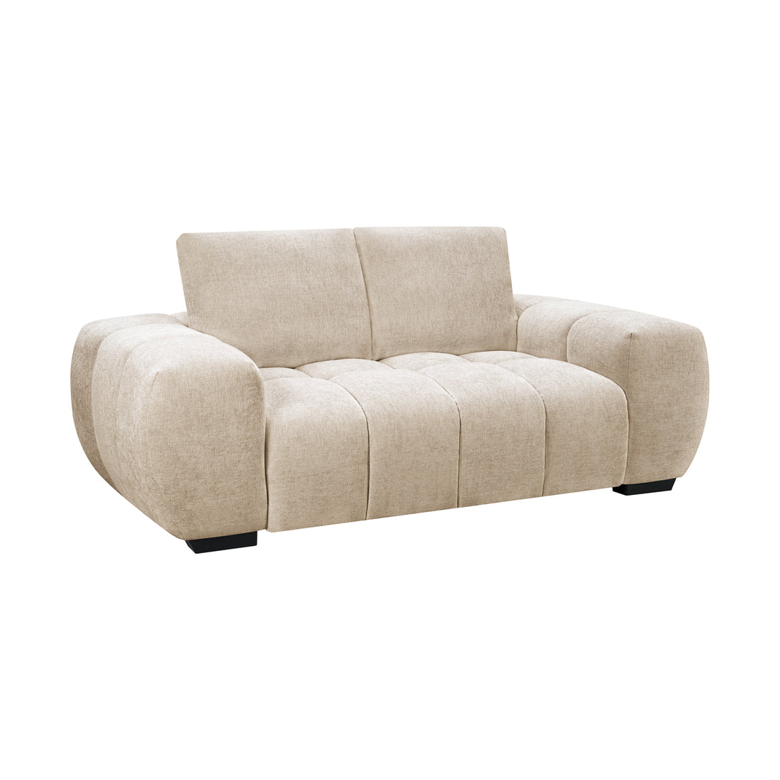 Sofá Ginebra 2 Plazas Beige Vista de Detalle