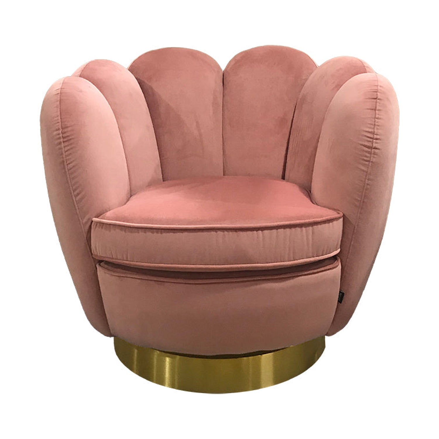 Sillón Giratorio Malta Rosa