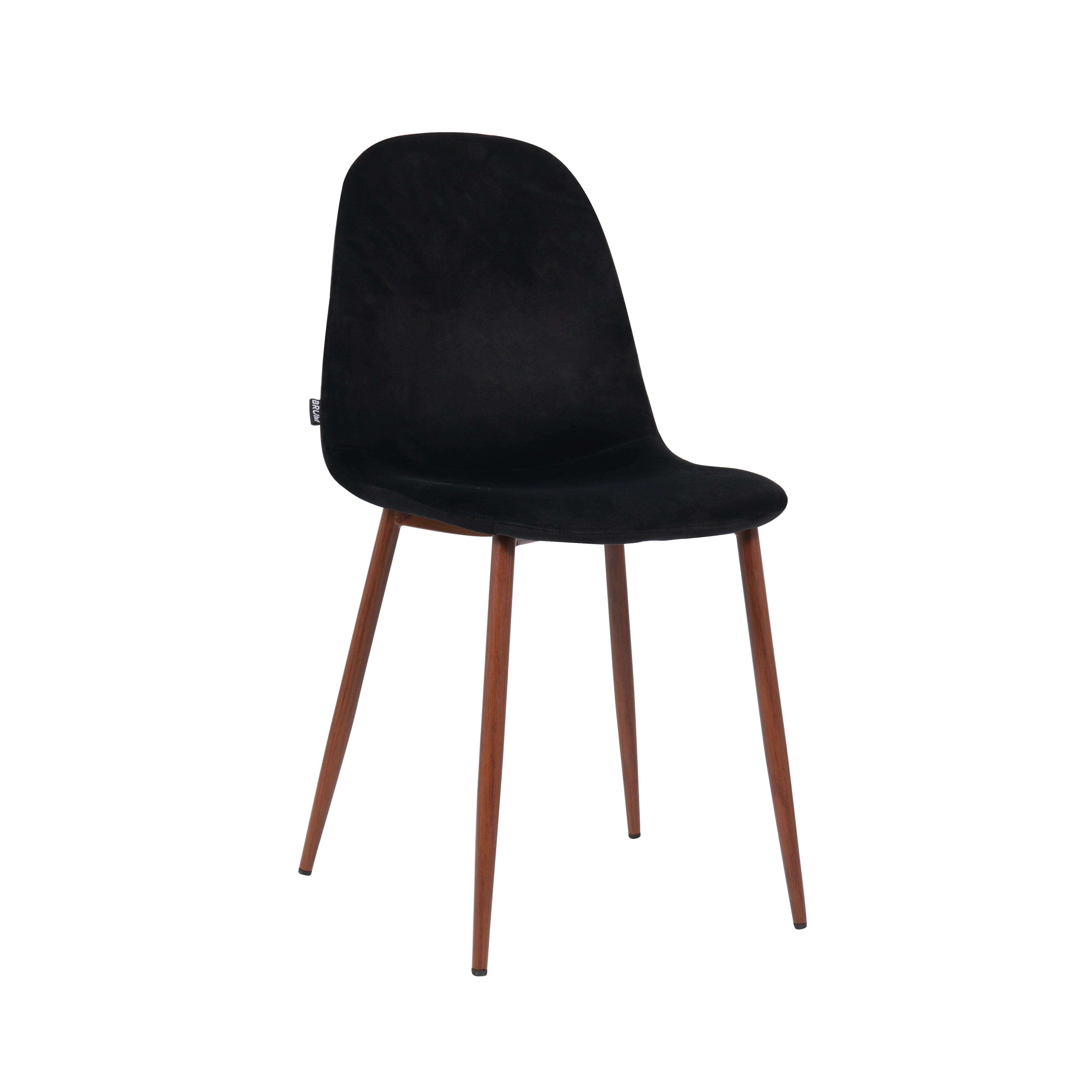 Silla Valencia Negro Vista Frontal