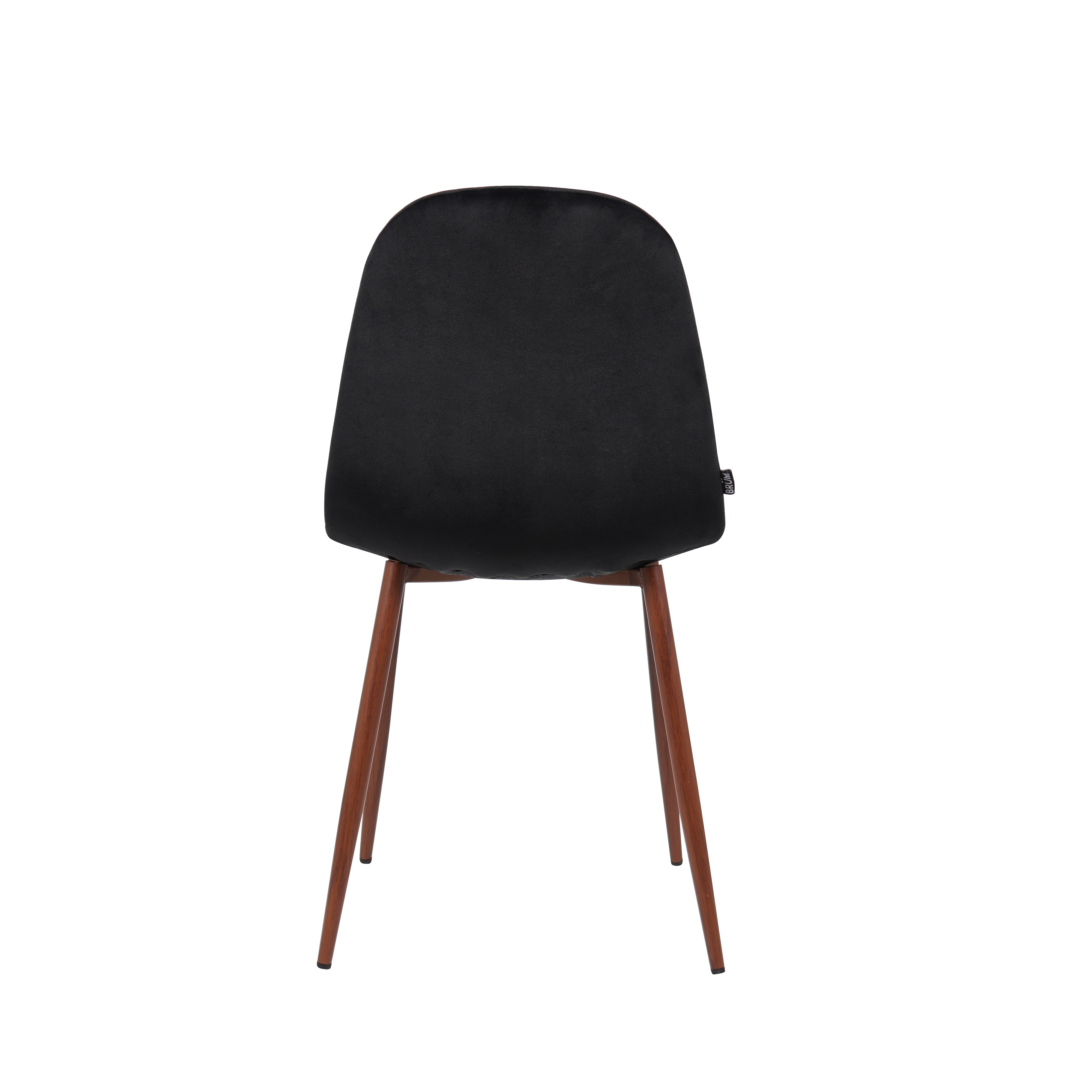 Silla Valencia Negro Vista de Detalle
