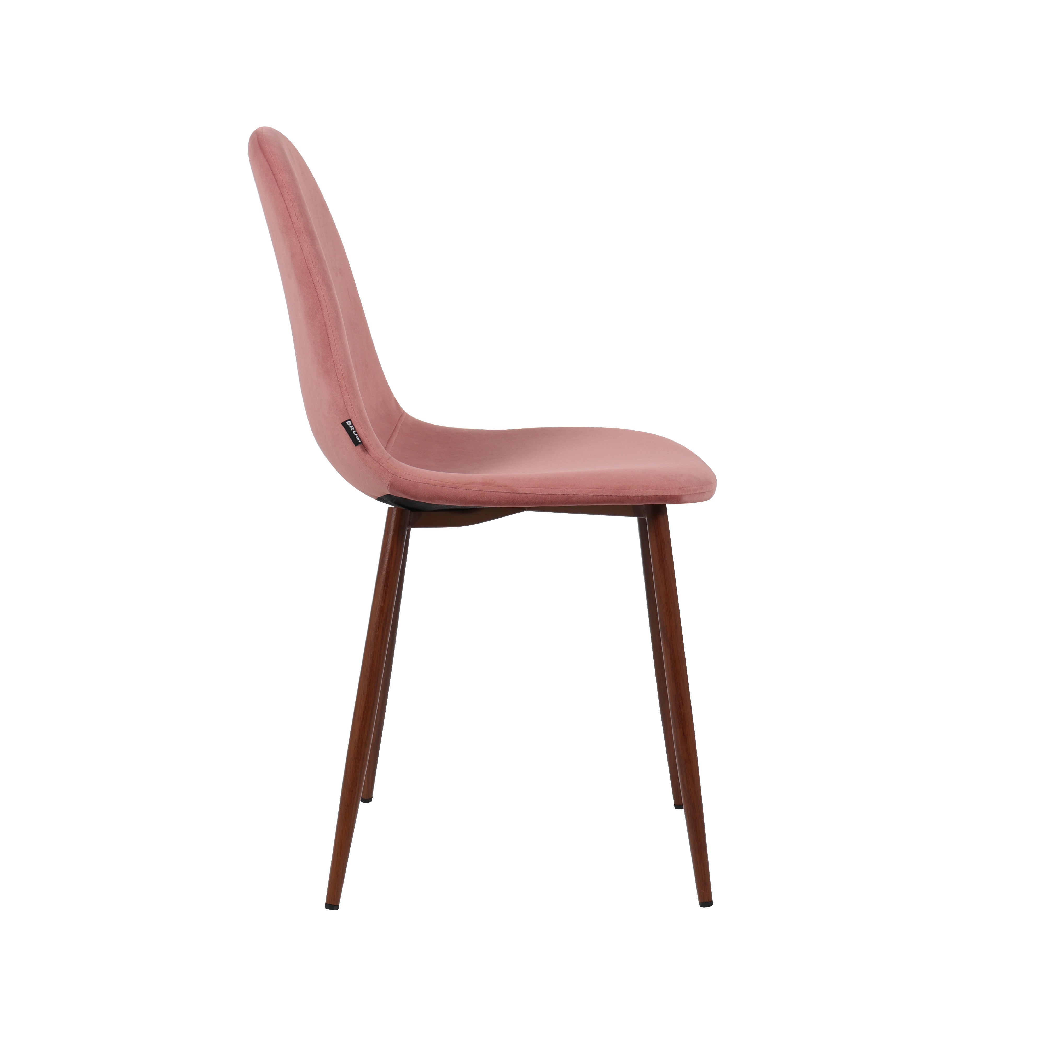 Silla Valencia Rosa Vista en Perspectiva Trasera