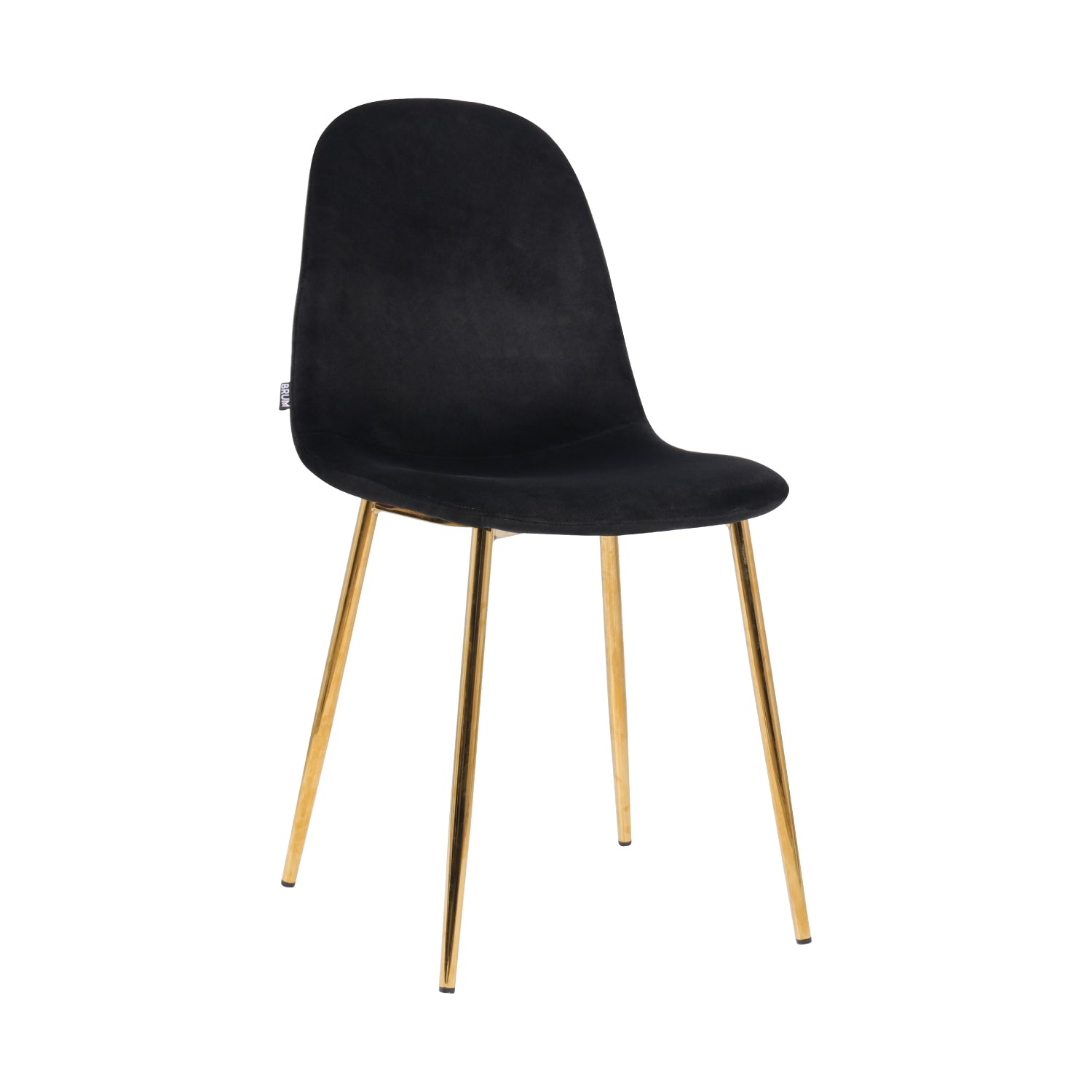 Silla Verona Negro Vista en Perspectiva